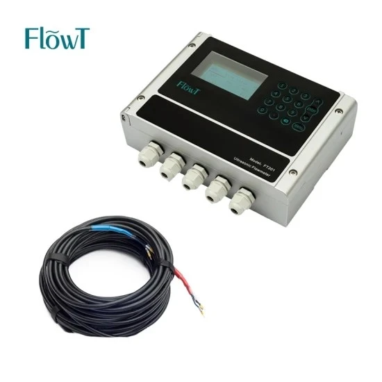 Ss Fitting Water Pipeline Liquid Ultrasonic Water Flowmeter