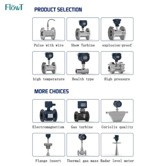Time Plus Output Thread Connection Turbine Flow Meter
